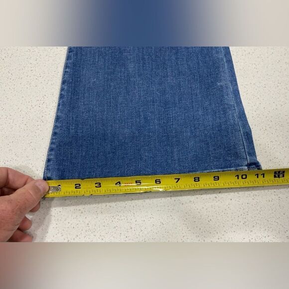 Genetic Los Angeles Vintage Jagger Flare Jeans 32x34 Stretch Lace-Up NWT - Picture 5 of 15